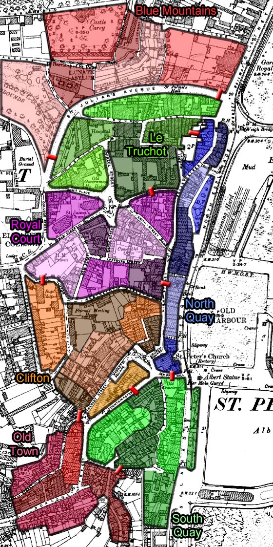 the map